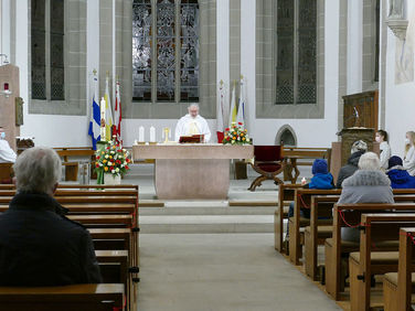 Lumen Christi - Auferstehungsmesse in St. Crescentius (Foto: Karl-Franz Thiede)